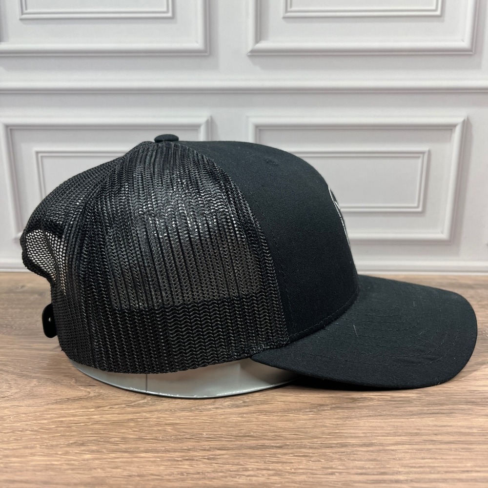 Richardson DeWalt Trucker Hat Mens OSFM Black Mesh Snapback Style 112 Cap‎ - Picture 5 of 12
